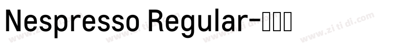 Nespresso Regular字体转换